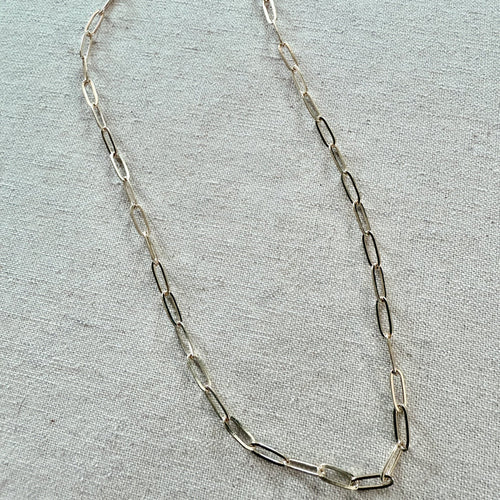 14K Gold Fill Paperclip Chain