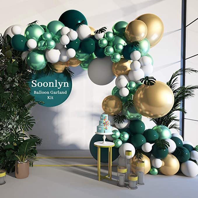 $9.9 Sale Mocsicka Jungle Animal Green Balloons Garland Arch Set Party Decoration-Mocsicka Party