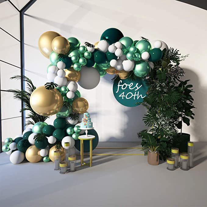 $19.9 Sale Mocsicka Jungle Animal Green Balloons Garland Arch Set Party Decoration