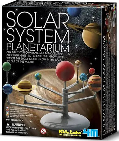 4M Solar System Planetarium Glow In the Dark, Ages 8+ (4M 32577)