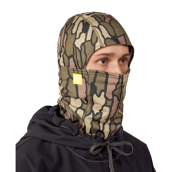 686 Alpha Hinged Balaclava Huf Bark Print - Comor - Go Play Outside