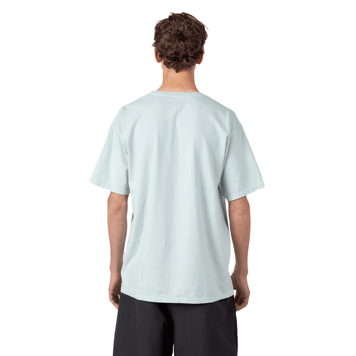 686 Huf Riding Heavyweight Premium Short Sleeve T-Shirt Huf Light Blue - Comor - Go Play Outside
