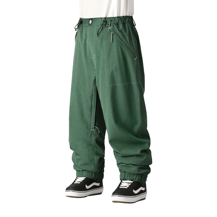 686 Men's Dojo Pant 2025 Forest Green Denim - Comor - Go Play Outside
