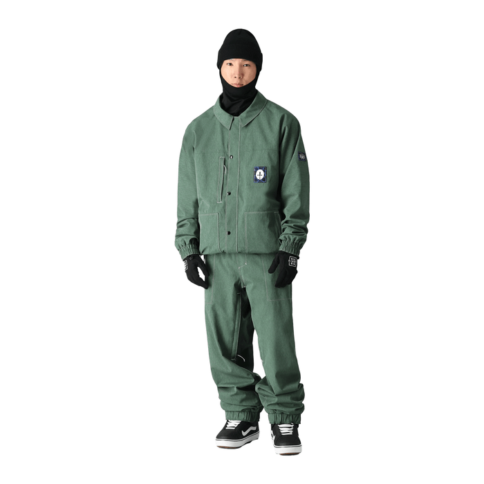686 Men's Dojo Pant 2025 Forest Green Denim - Comor - Go Play Outside