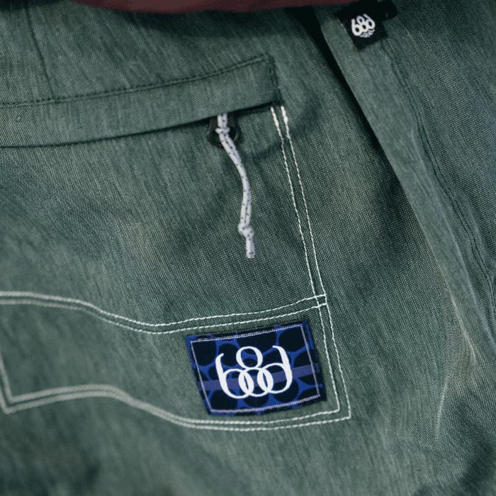 686 Men's Dojo Pant 2025 Forest Green Denim - Comor - Go Play Outside