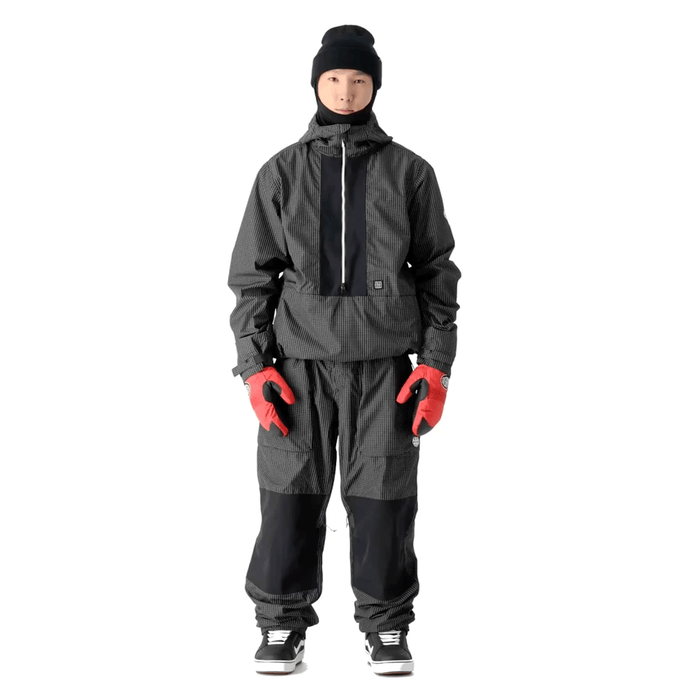 686 Men's Ghost 2.5L Pant 2025 Black Grid Colourblock - Comor - Go Play Outside