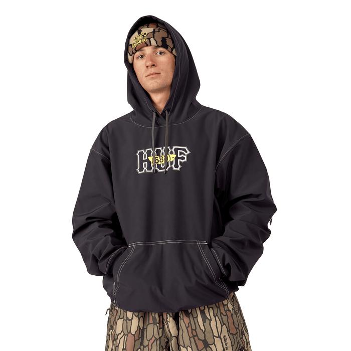 686 Men's Waterproof Team Hoodie 2025 Huf Black - Comor - Go Play Outside