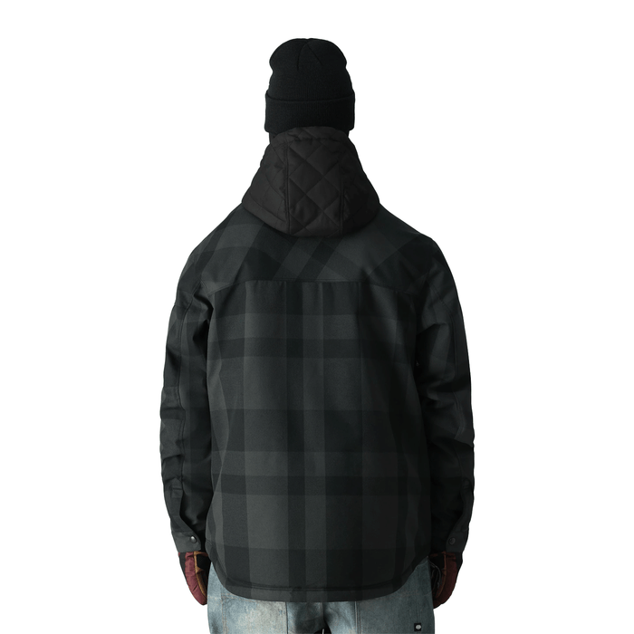 686 Men's Woodland Jacket 2025 Tonal Black Plaid - Comor - Go Play Outside