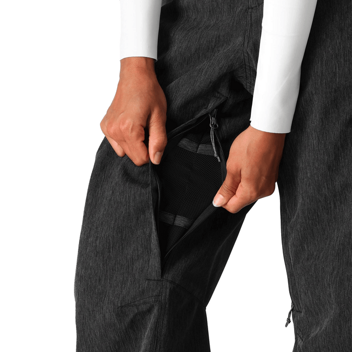 686 Women's Aura Insulated Cargo Pant 2025 Hello Kitty Black Denim - Comor - Go Play Outside