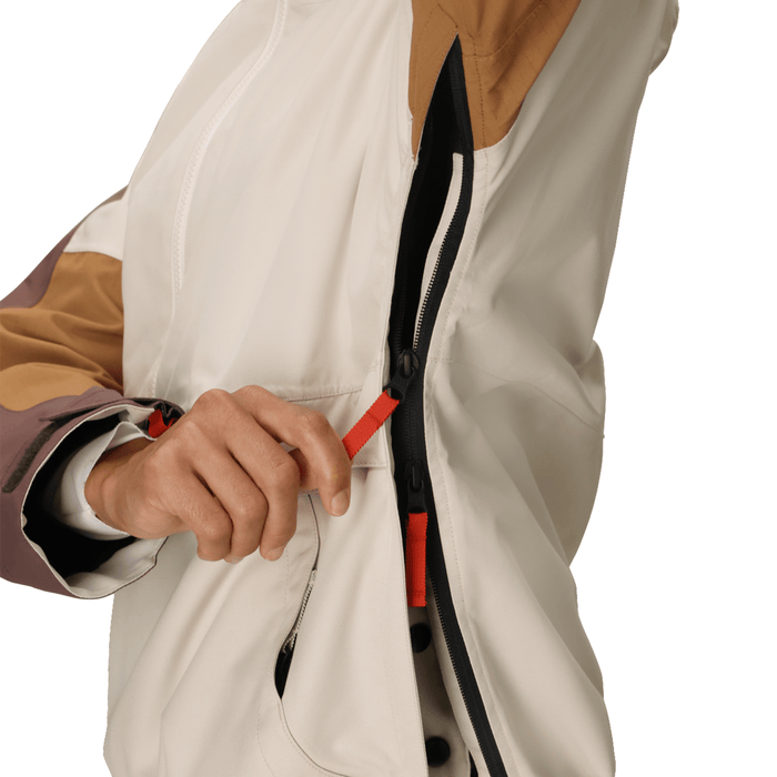 686 Women's Outline Shell Anorak 2026 Limestone Colorblock - Comor - Go Play Outside
