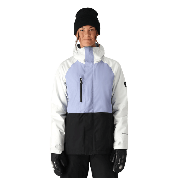 686 Women's Willow Gore - tex Jacket 2025 Purple Impression Colourblock - Comor - Go Play Outside