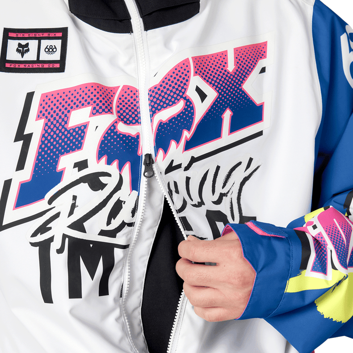 686 x Fox Shell Anorak 2026 Fox White Colourblock - Comor - Go Play Outside