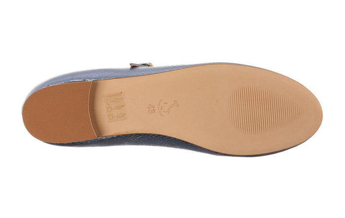 AM PIVOT BLUE BALLERINAS - Crispins Shoes