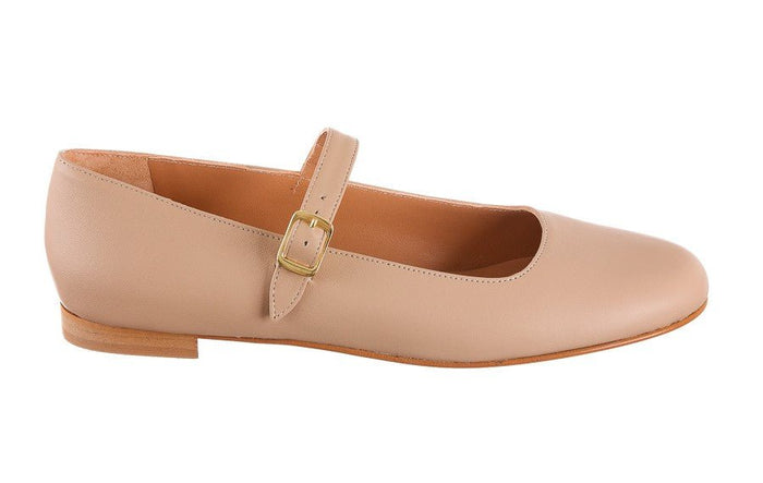 AM PIVOT NUDE BALLERINAS - Crispins Shoes