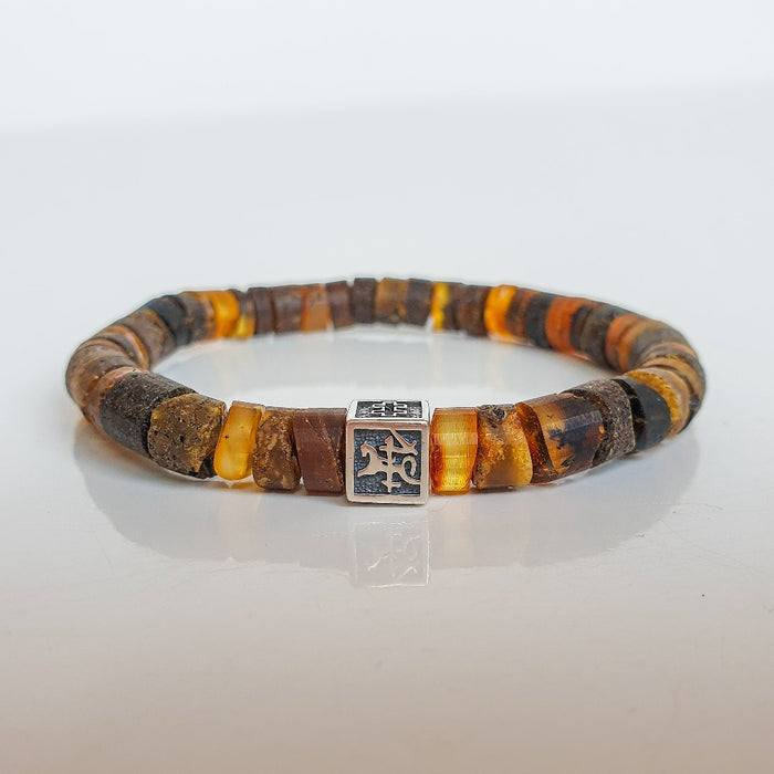 Amber Silver 925 Bracelet - Vytis - "Sun Stories"