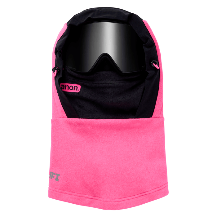 Anon MFI Fleece Helmet Hood Pink - Comor - Go Play Outside