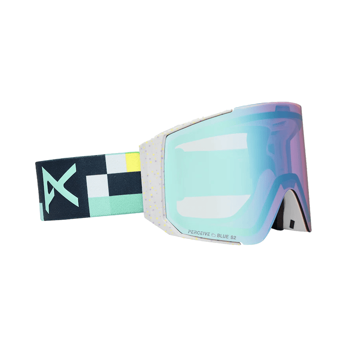 Anon Sync Low Bridge Fit Goggles Pixel/Perceive Variable Blue + Perceive Cloudy Pink - Comor - Go Play Outside