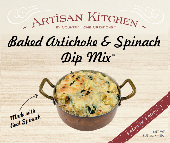 Artisan Kitchen Baked Artichoke & Spinach Dip Mix