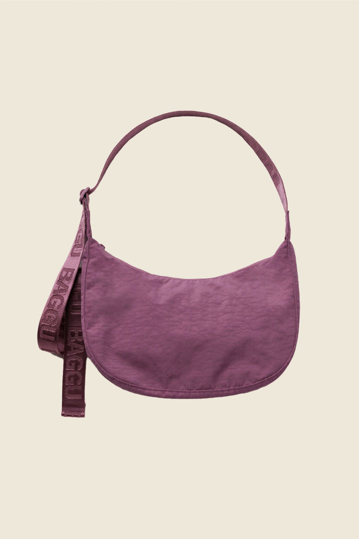 Baggu Medium Crescent Bag, Wild Plum