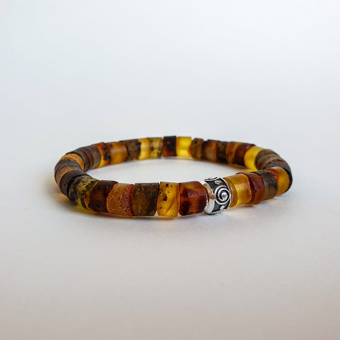 Baltic Amber Silver 925 Bracelet for Women "Sun Stories"