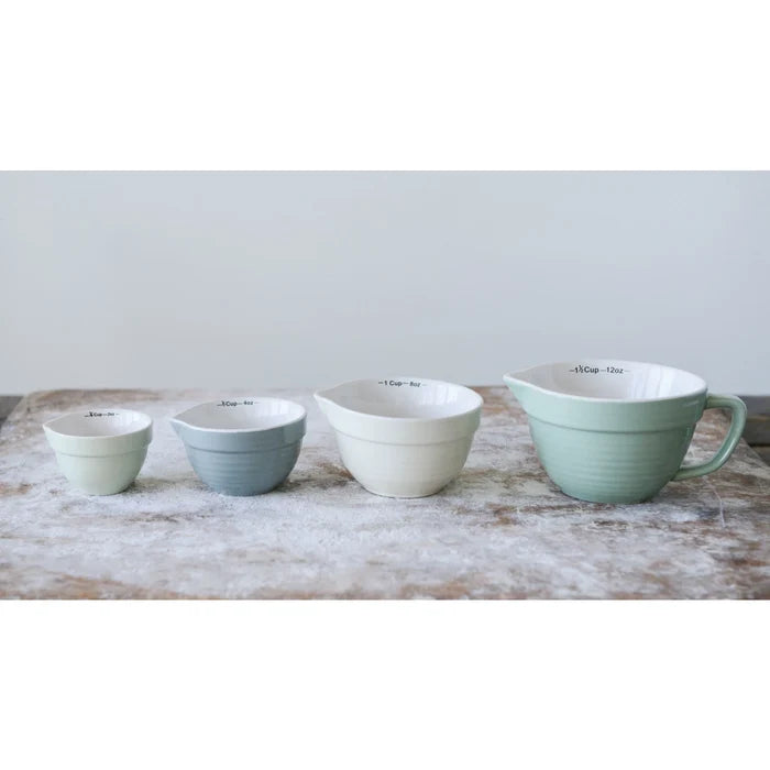 Batter Bowl w/ Handle Blue/green