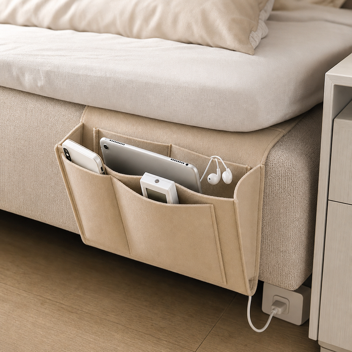 Bedvira – Under-Mattress Hanging Bedside Storage Caddy