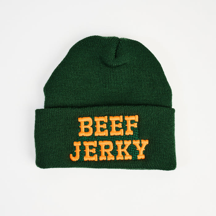 Beef Jerky Beanie on a white background at Addison West