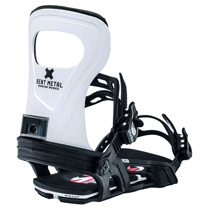 Bent Metal Men's Bolt Snowboard Bindings 2024 White