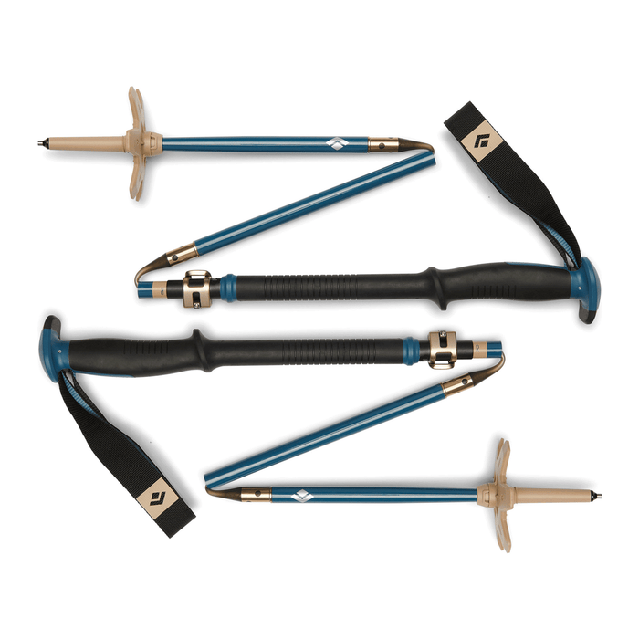 Black Diamond Traverse Compactor Ski Poles Creek Blue - Comor - Go Play Outside