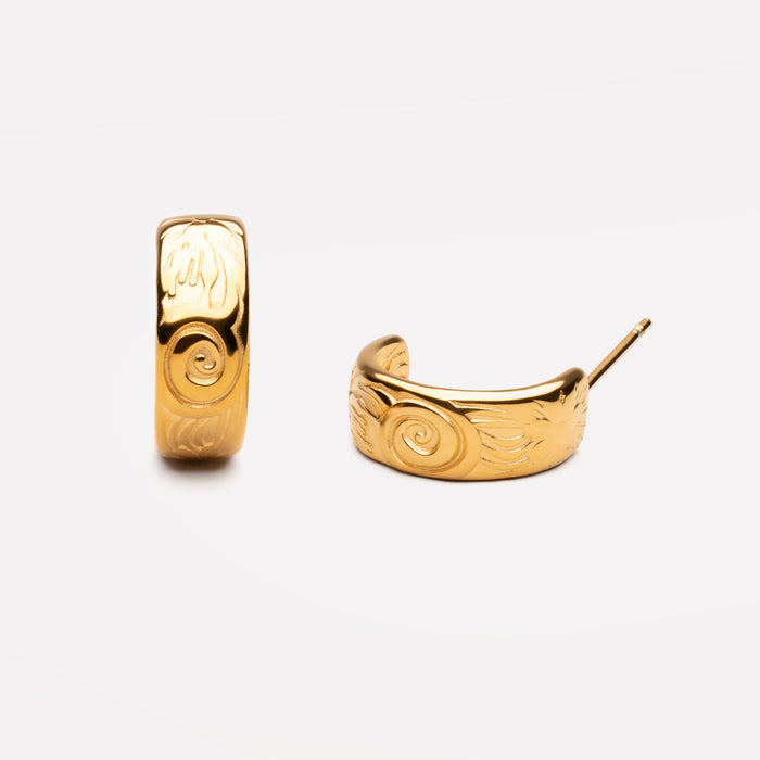 Bloom Hoop Earring