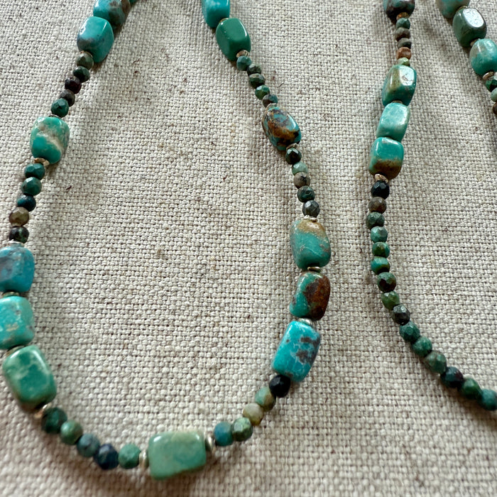 Blue & Green Turquoise Necklace