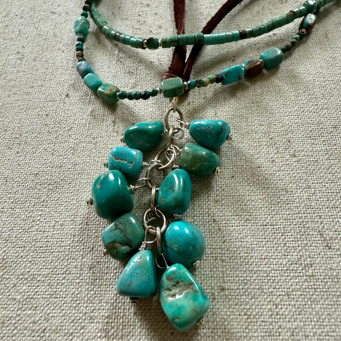 Blue & Green Turquoise Necklace