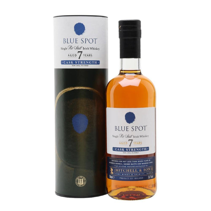 Blue Spot 7 Years Cask Strength Single Pot Still Irish Whiskey | Free Shipping on orders $400+