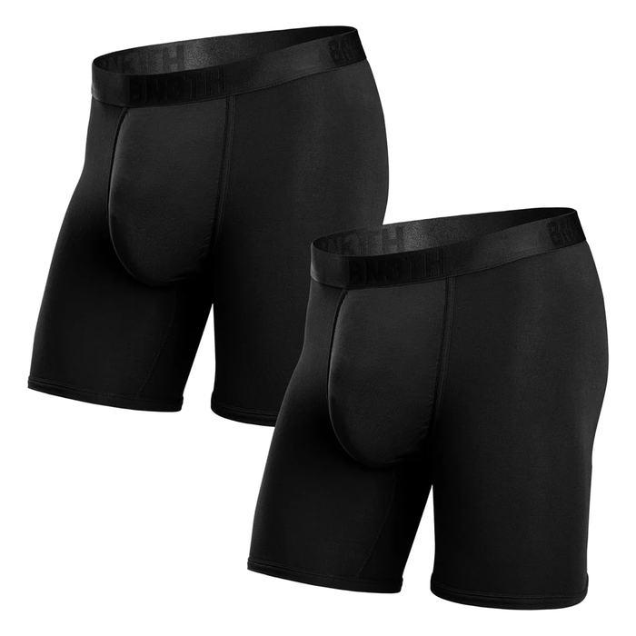 BN3TH Men's Classic Icon Boxer Brief 2 Pack Black - Comor - Go Play Outside