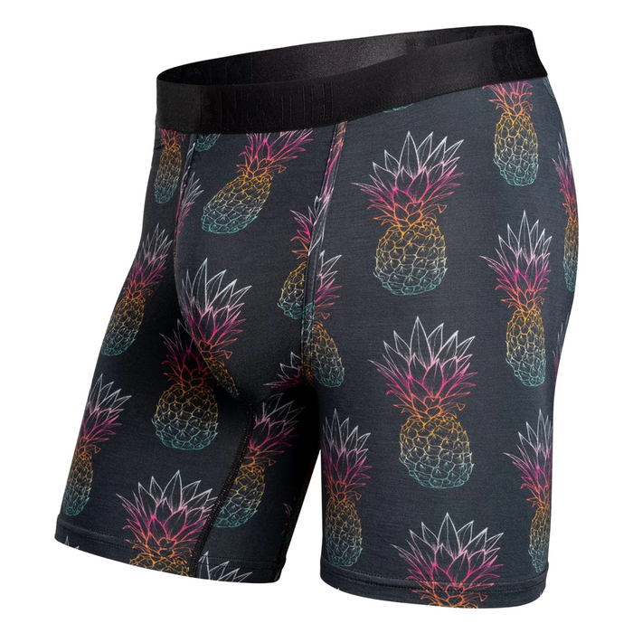 BN3TH Men's Classic Icon Boxer Brief Pineapple Fade-Black
