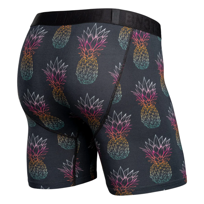 BN3TH Men's Classic Icon Boxer Brief Pineapple Fade-Black