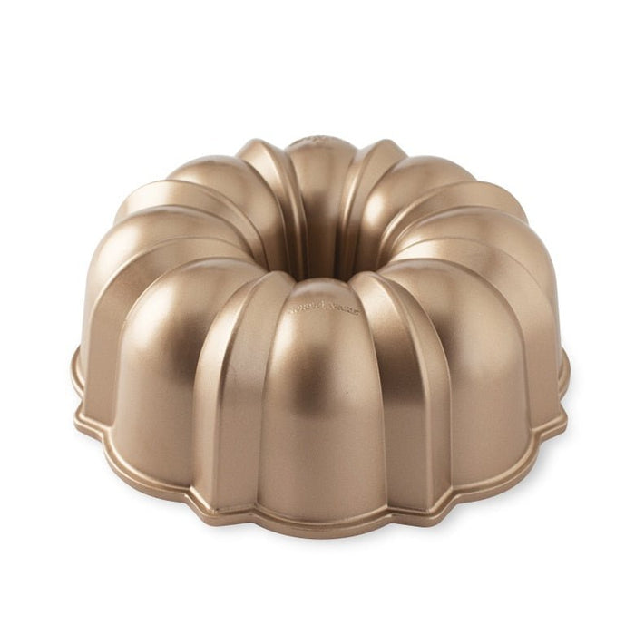 Traditional Nordicware Bundt pan for baking cakes and bread, with a detailed decorative design and non-stick surface.