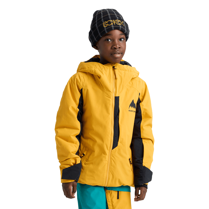 Burton Kids Hillslope 2L Jacket 2027 Goldenrod/True Black
