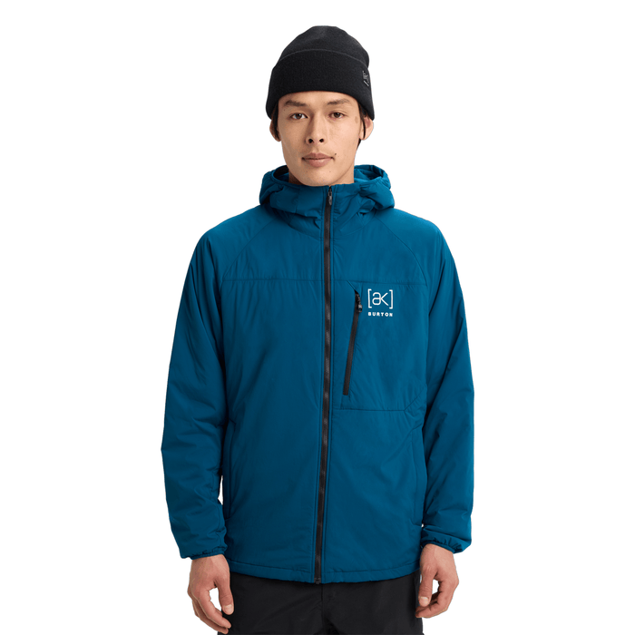 Burton Men's [ak] Helium Hooded Stretch Insulated Jacket 2026 Blue Teal - Comor - Go Play Outside