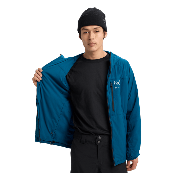 Burton Men's [ak] Helium Hooded Stretch Insulated Jacket 2026 Blue Teal - Comor - Go Play Outside