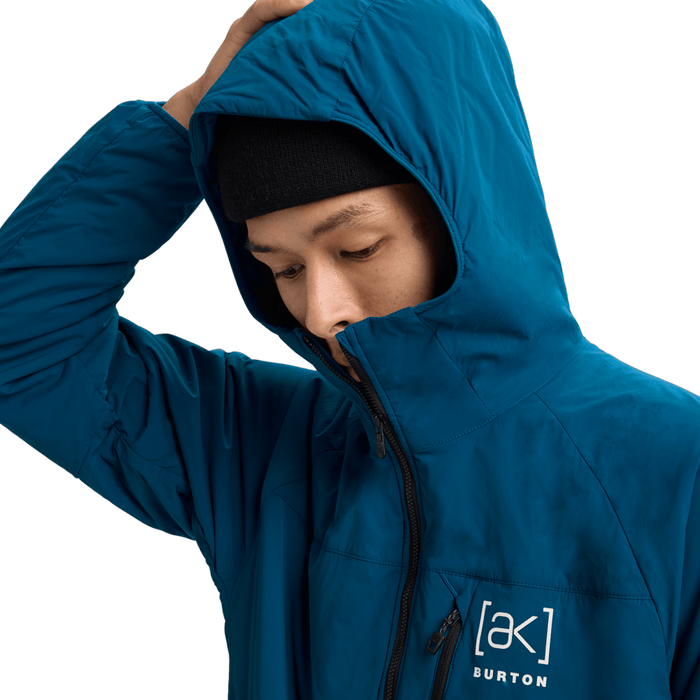 Burton Men's [ak] Helium Hooded Stretch Insulated Jacket 2026 Blue Teal - Comor - Go Play Outside