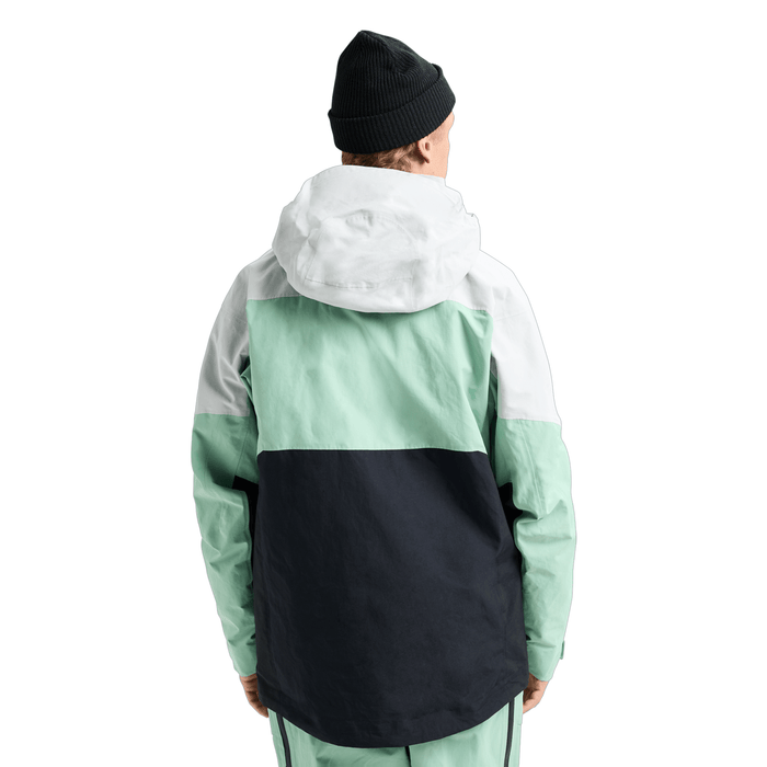 Burton Men's [ak] Swash Gore‑Tex 2L Jacket 2026 Gray Cloud/Soft Sage/True Black - Comor - Go Play Outside