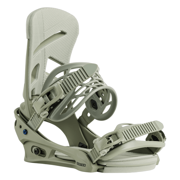 Burton Men's Mission Re:Flex Snowboard Bindings 2026 Talc Green - Comor - Go Play Outside