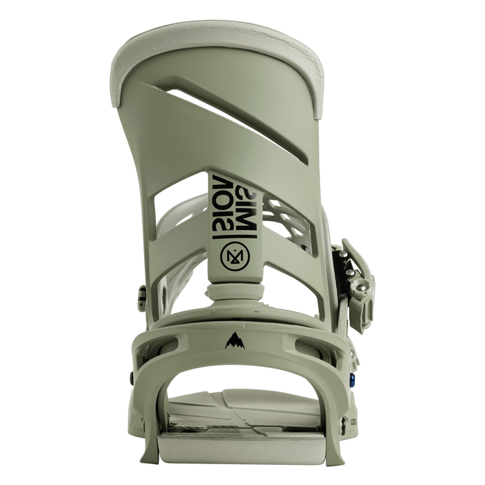 Burton Men's Mission Re:Flex Snowboard Bindings 2026 Talc Green - Comor - Go Play Outside