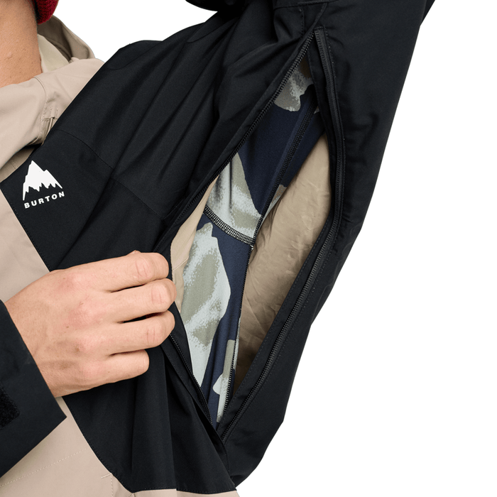 Burton Men's Reserve 2L Relaxed Anorak 2026 Summit Taupe/True Black - Comor - Go Play Outside