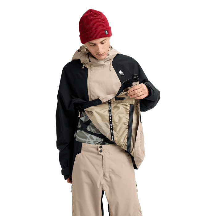 Burton Men's Reserve 2L Relaxed Anorak 2026 Summit Taupe/True Black - Comor - Go Play Outside