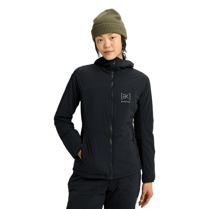 Burton Women's [ak] Helium Hooded Stretch Insulated Jacket 2026 True Black - Comor - Go Play Outside
