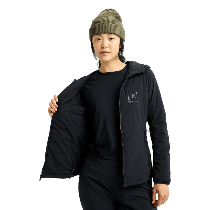 Burton Women's [ak] Helium Hooded Stretch Insulated Jacket 2026 True Black - Comor - Go Play Outside