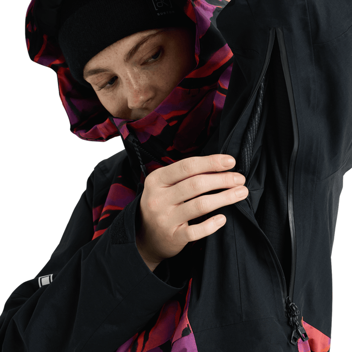 Burton Women's [ak] Kimmy Gore - Tex 2L Anorak 2026 Slash Multi/True Black - Comor - Go Play Outside