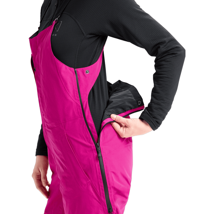 Burton Women's [ak] Kimmy Gore - Tex 2L Bib Pant 2026 Very Berry - Comor - Go Play Outside